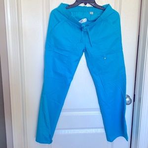 XS petiteBlue teal Luxe Cherokee scrub bottoms